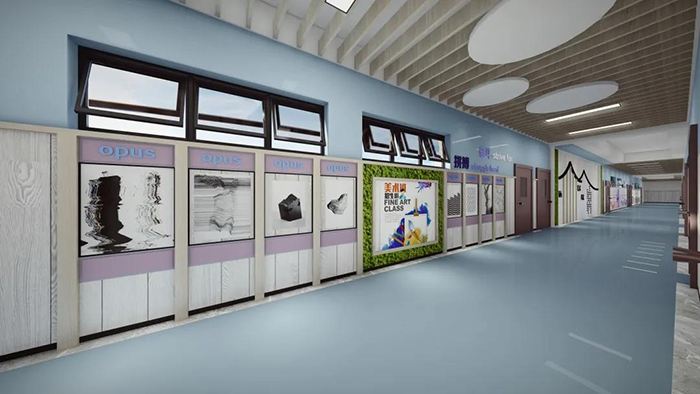 高校校園文化走廊設(shè)計應(yīng)該注意什么