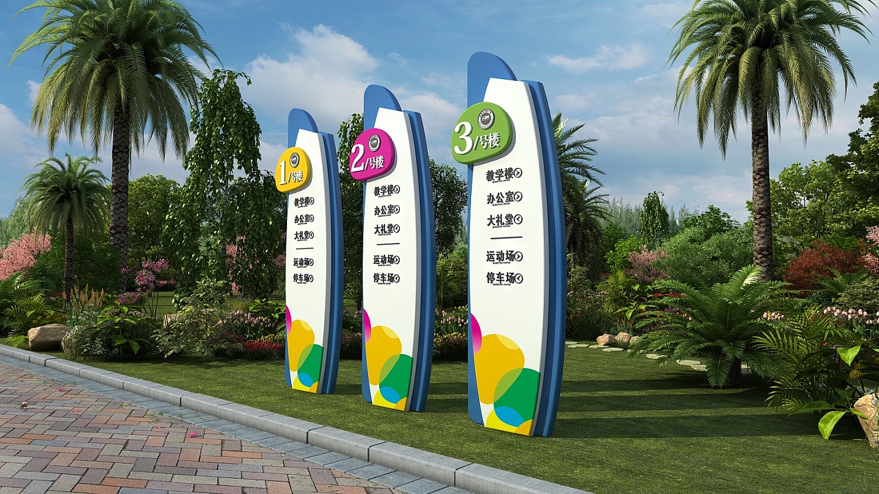 校園導(dǎo)視系統(tǒng)都有哪些分類？