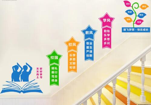 中學(xué)校園文化墻設(shè)計要注意幾點(diǎn)